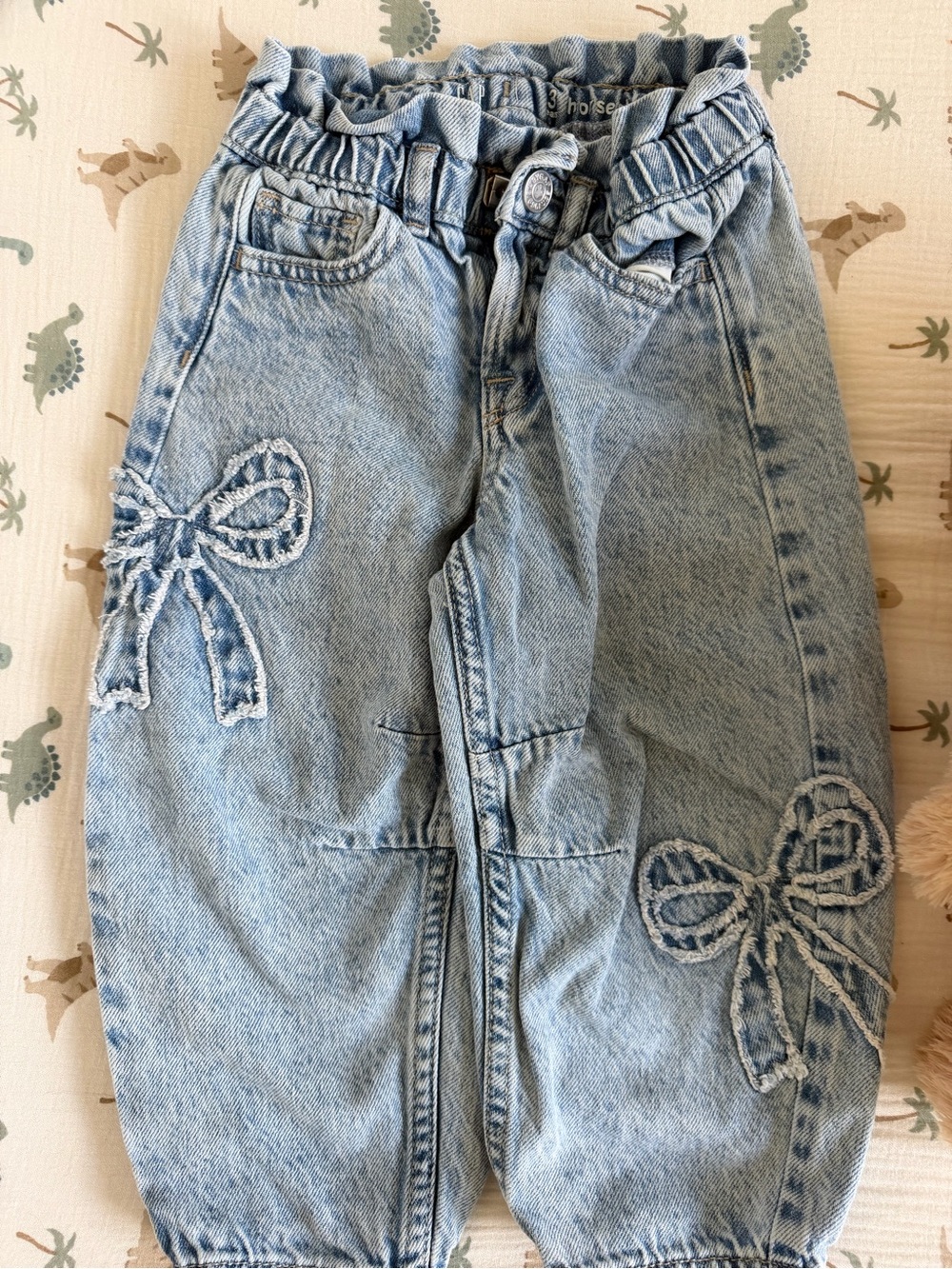 Baby & Toddler Bow Horseshoe Jeans